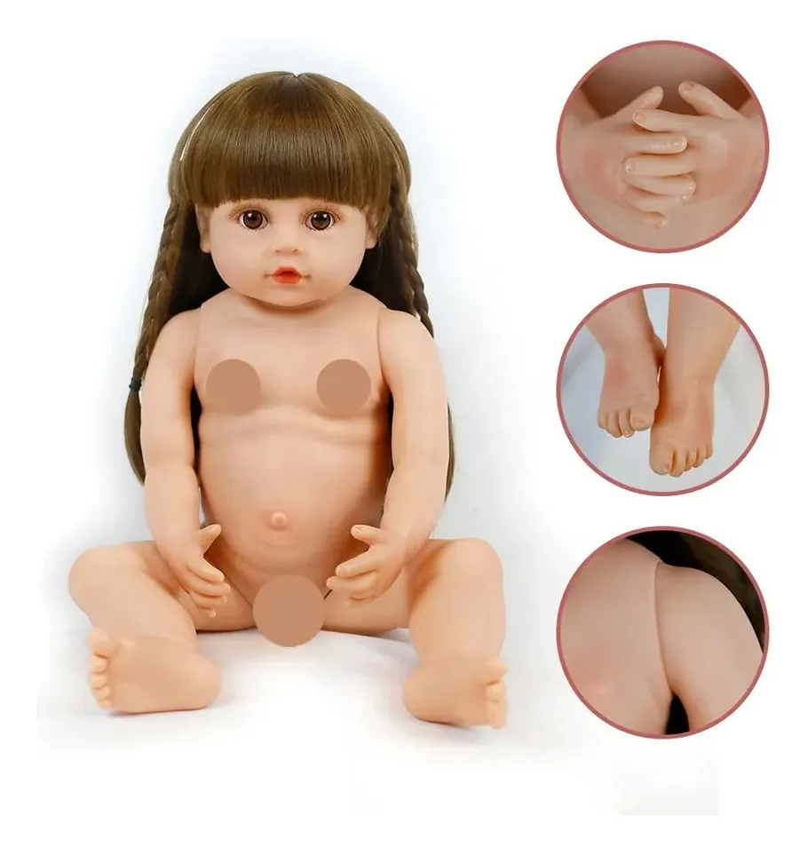 Muñeca Bebé Reborn Realista De Silicona. - Imagen 2