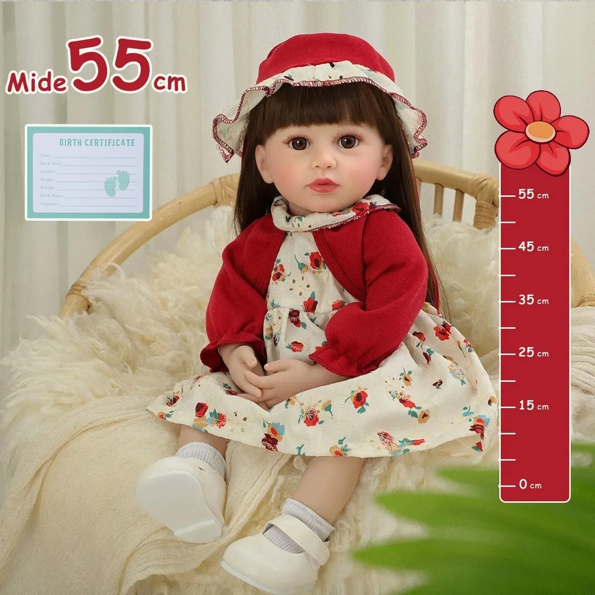 Muñeca Bebé Reborn Realista De Silicona.