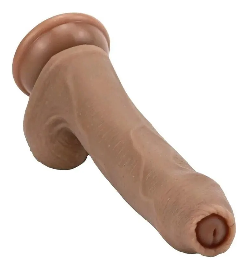 Consolador Realista Runyu Prepucio Pene Suave Silicona