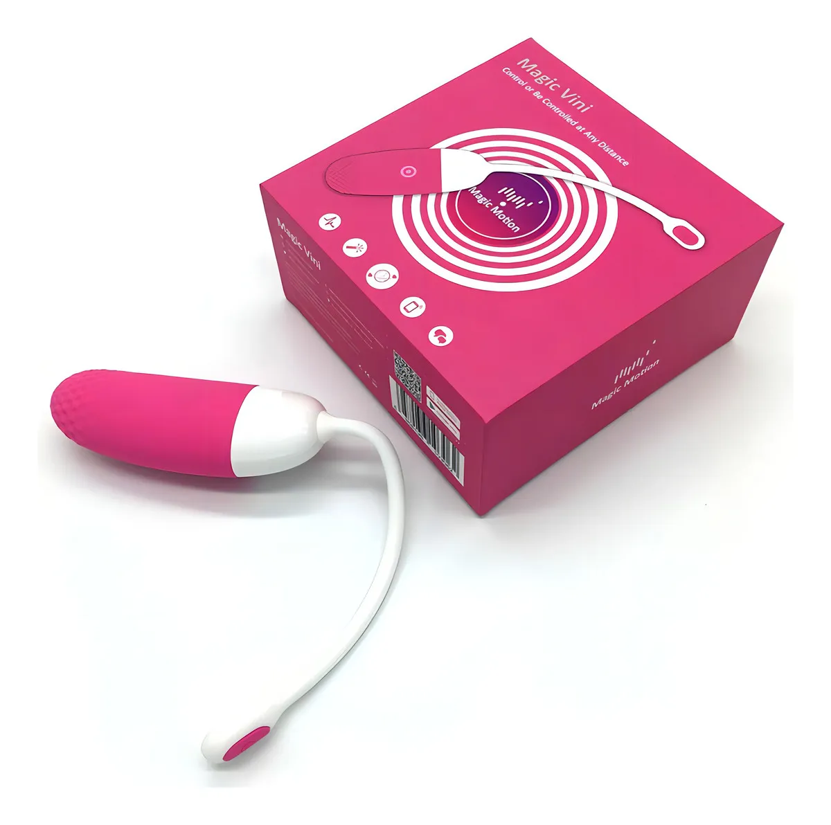 Huevo Vibrador App Móvil Larga Distancia Punto G - Magic Color Rosa - Imagen 7