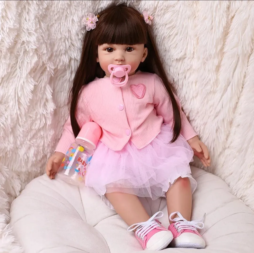 Muñeca Bebé Reborn Realista De Silicona.