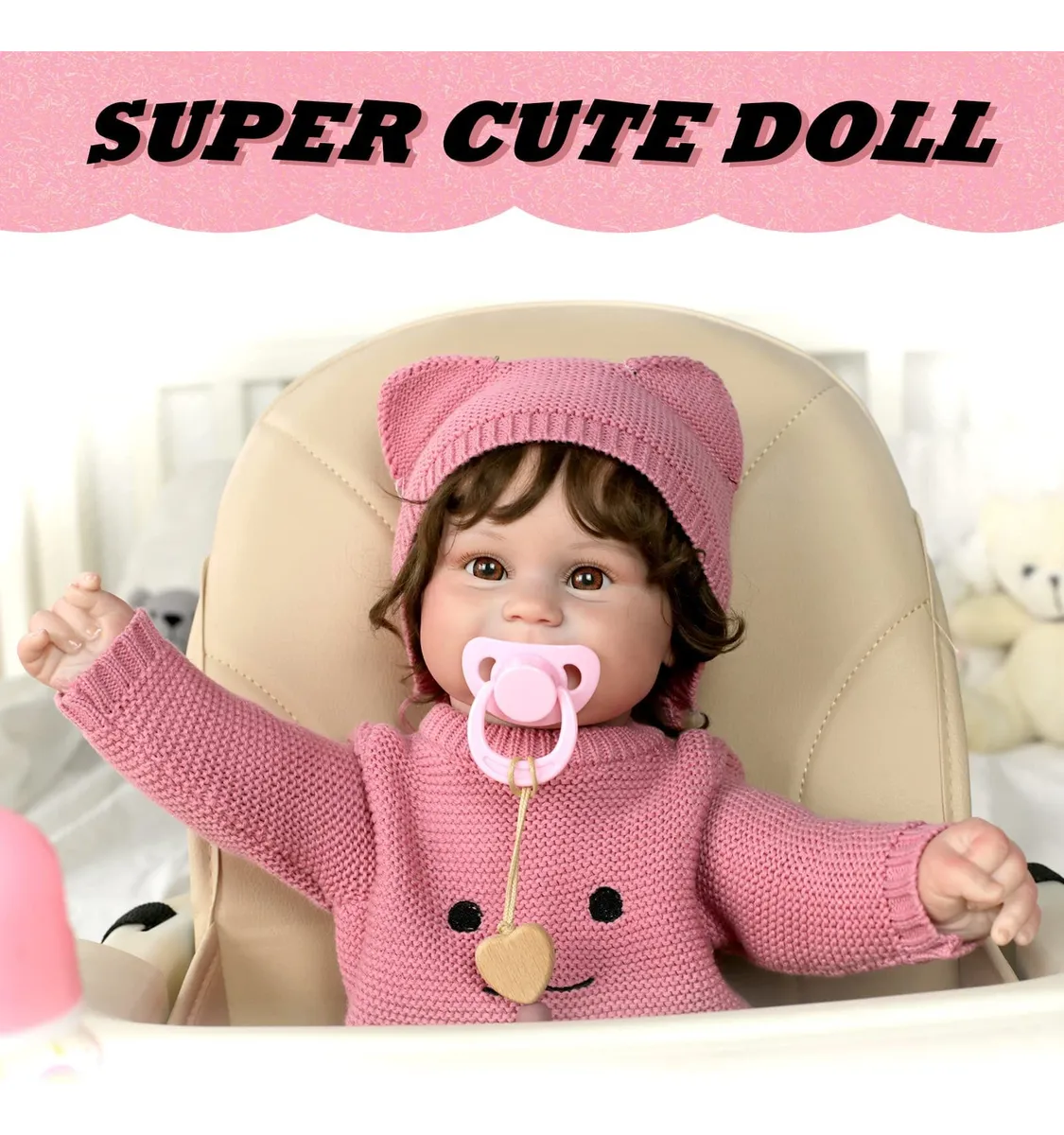 Muñeca Bebé Resborn Realista De Silicona - Imagen 5