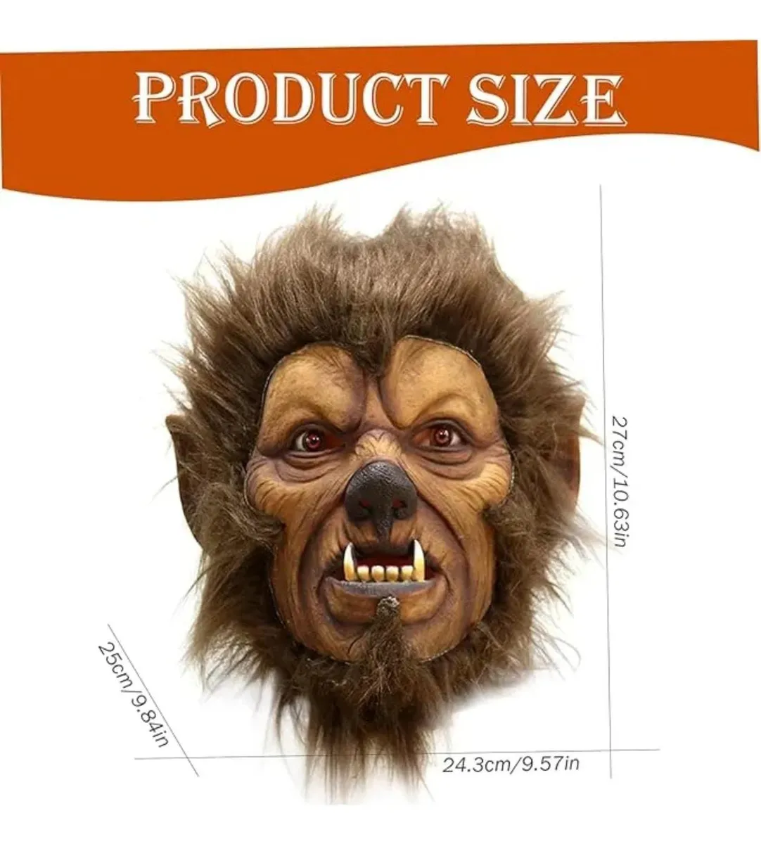 Máscara De Halloween, Hombre Lobo - Imagen 7