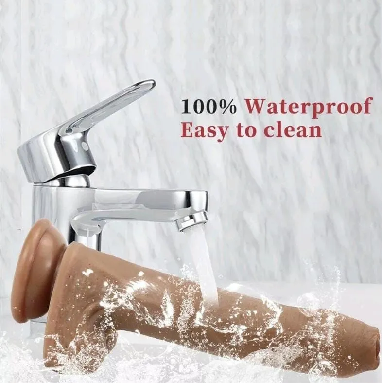 Consolador Realista Runyu Prepucio Pene Suave Silicona - Imagen 8