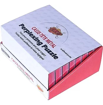 24 Rompecabezas De Metal Y Alambre 3d Piezas Surtidas.