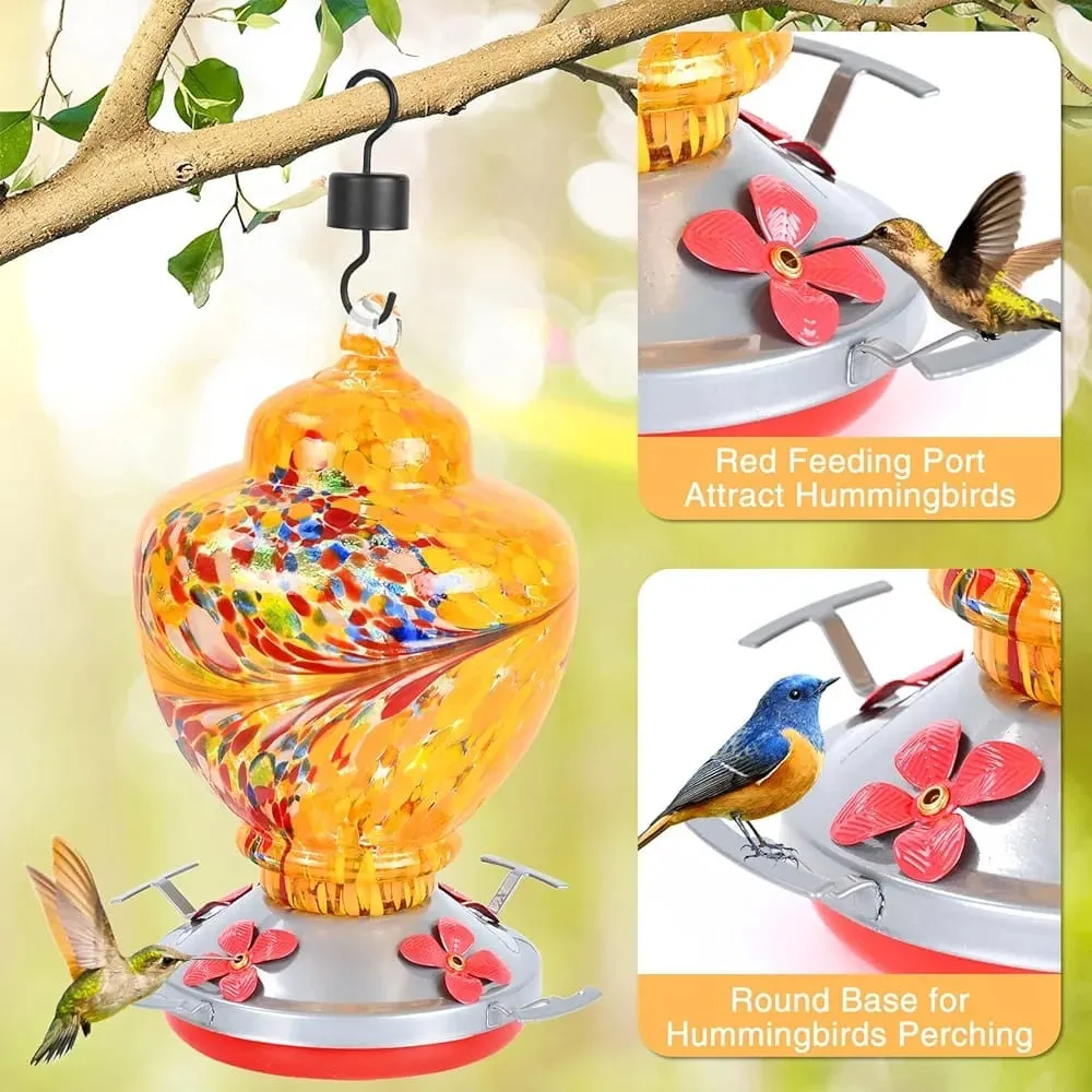 Bebedero Comedero Para Colibríes Para Exterior - Imagen 2