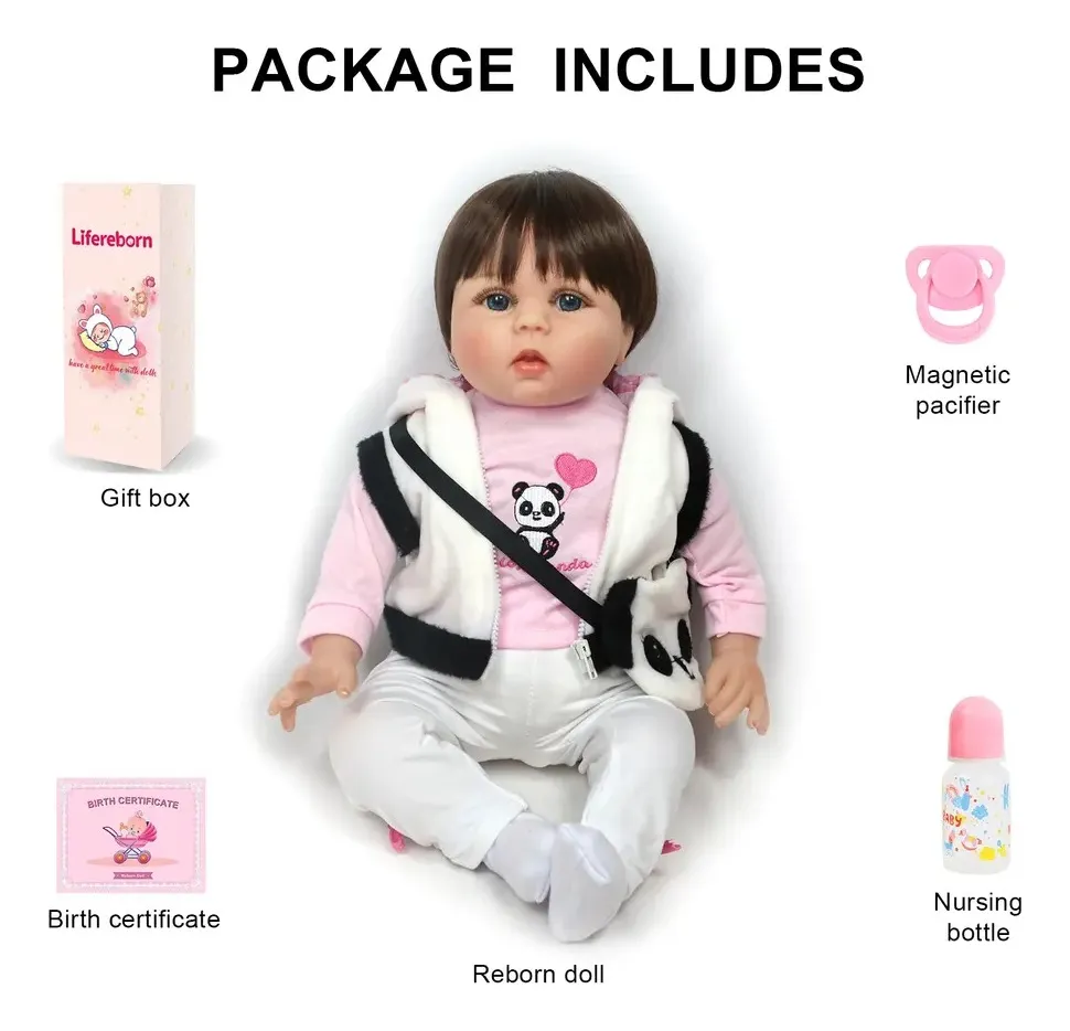 Muñeca Bebé Reborn Realista De Silicona. - Imagen 6