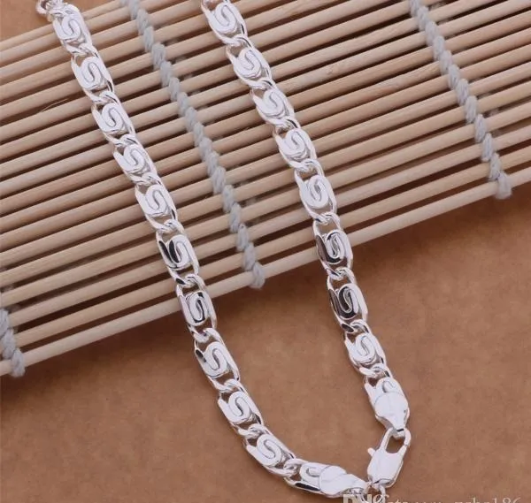 Cadena Plata Ley 925 Caracol 60 Cm Y 6 Mm Unisex. - Imagen 5