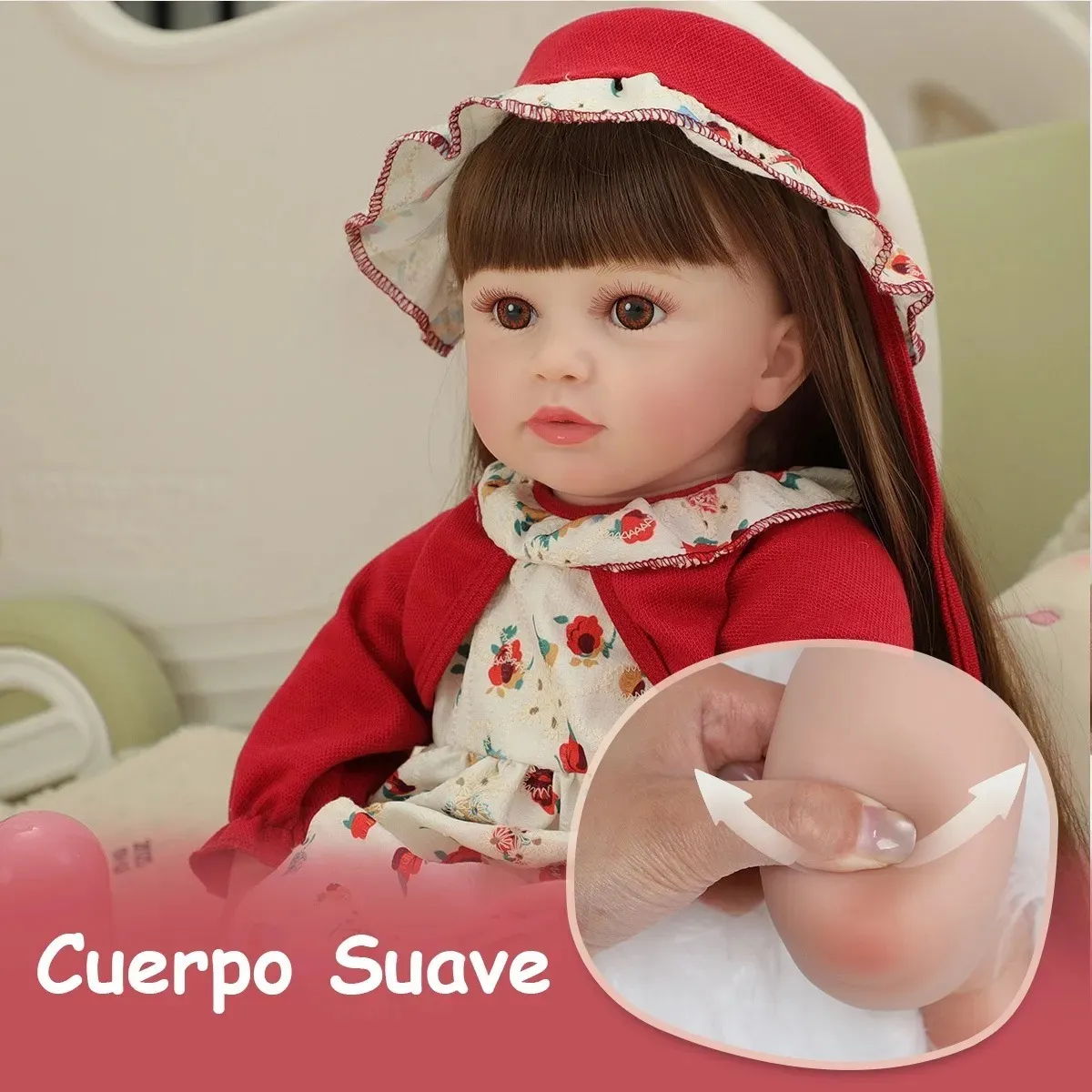 Muñeca Bebé Reborn Realista De Silicona. - Imagen 5