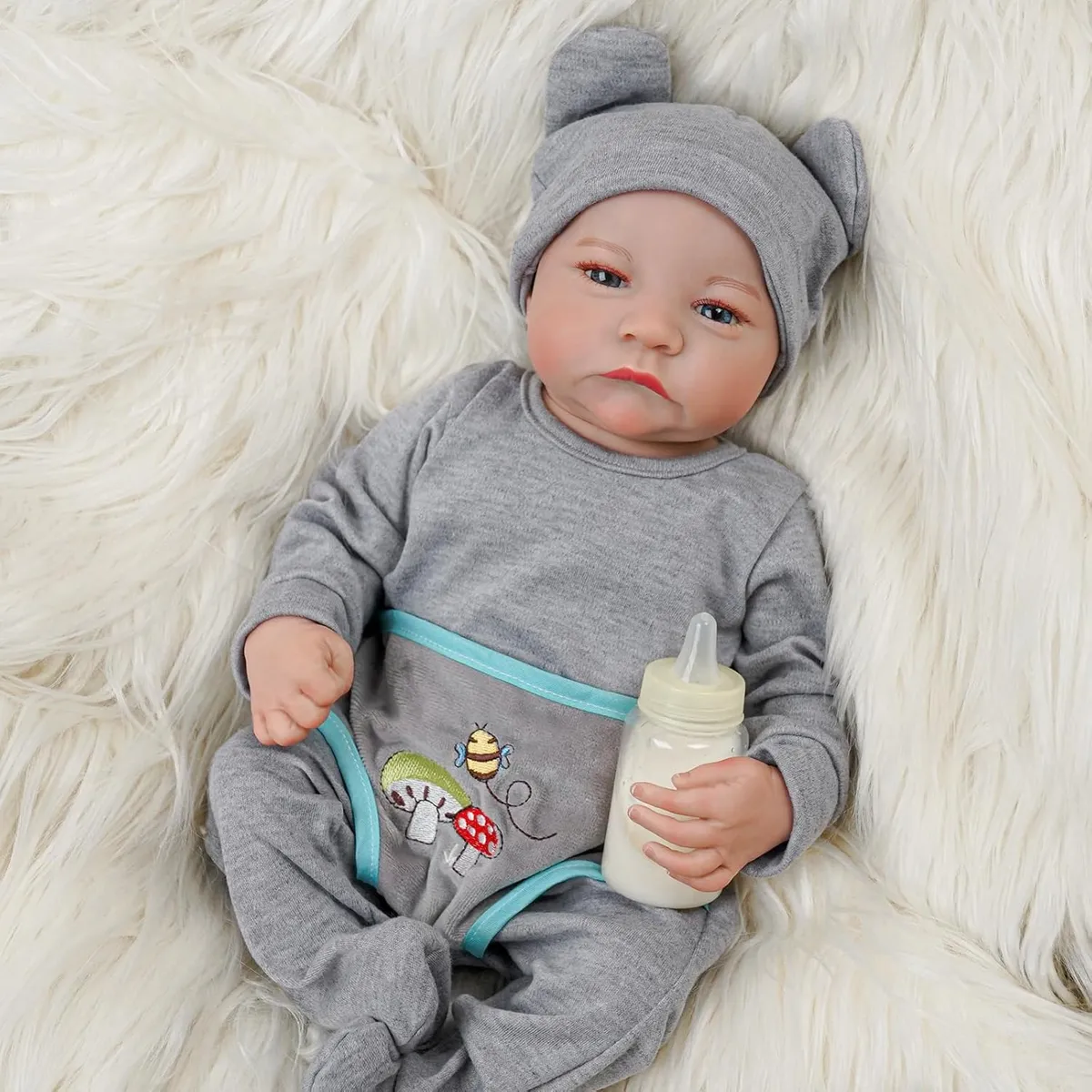 Muñeco Bebé Resborn Realista De Silicona - Imagen 5