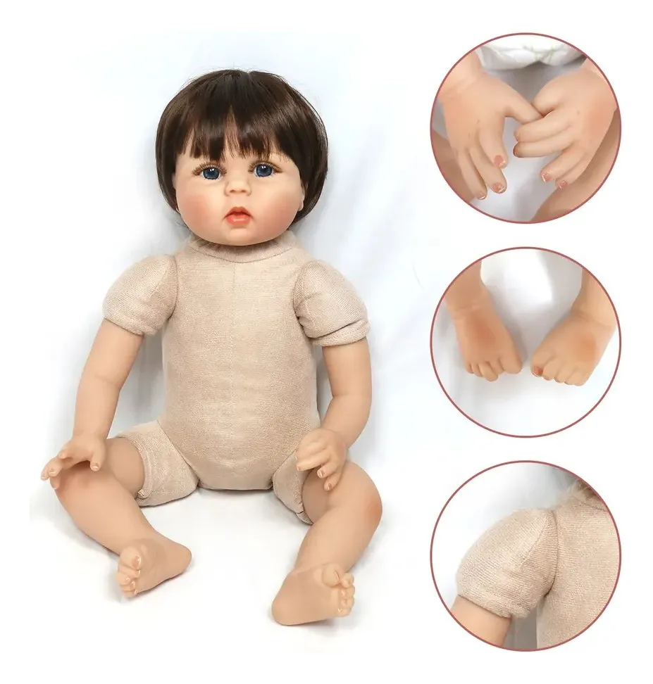 Muñeca Bebé Reborn Realista De Silicona. - Imagen 7