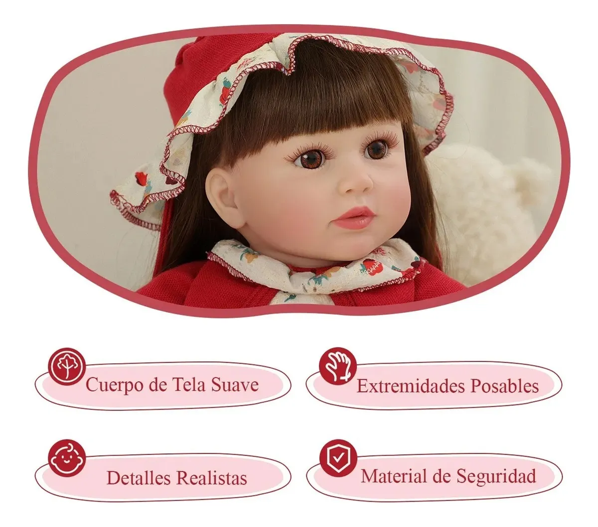 Muñeca Bebé Reborn Realista De Silicona. - Imagen 4