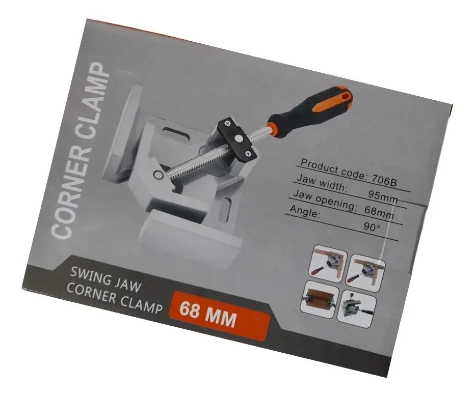 Abrazadera De Ángulo/esquina 90 Grados 2 Pcs - Imagen 6