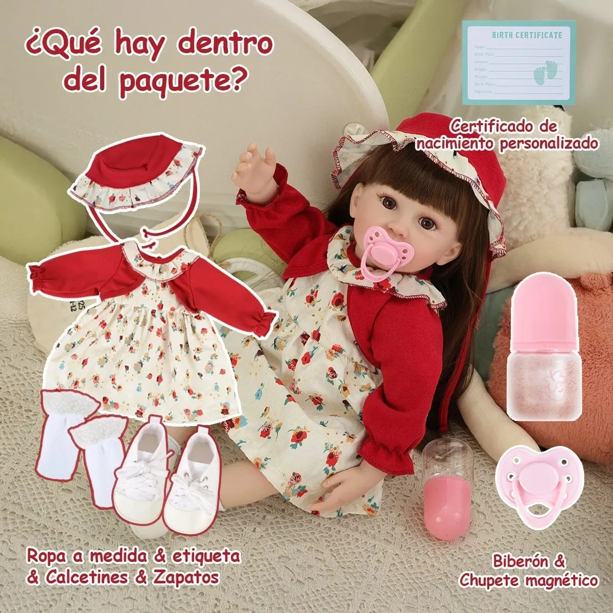 Muñeca Bebé Reborn Realista De Silicona. - Imagen 3