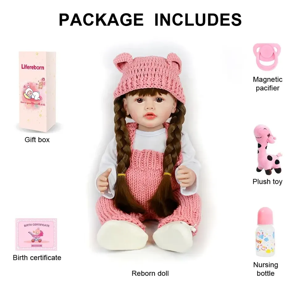 Muñeca Bebé Reborn Realista De Silicona. - Imagen 2