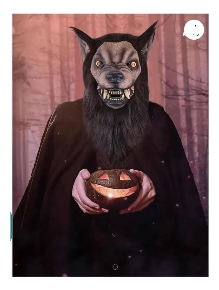 Máscara De Halloween, Hombre Lobo - Imagen 2