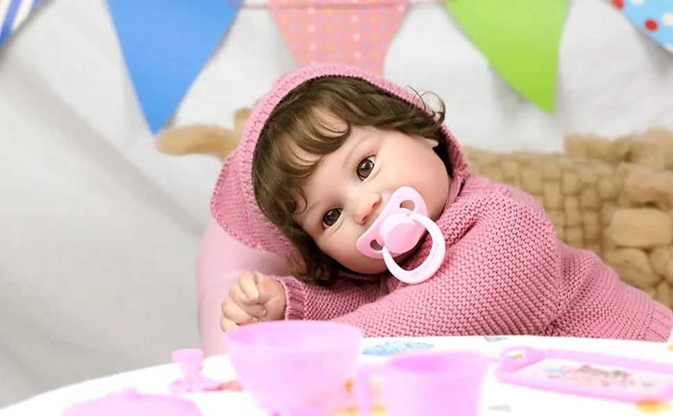 Muñeca Bebé Resborn Realista De Silicona - Imagen 4