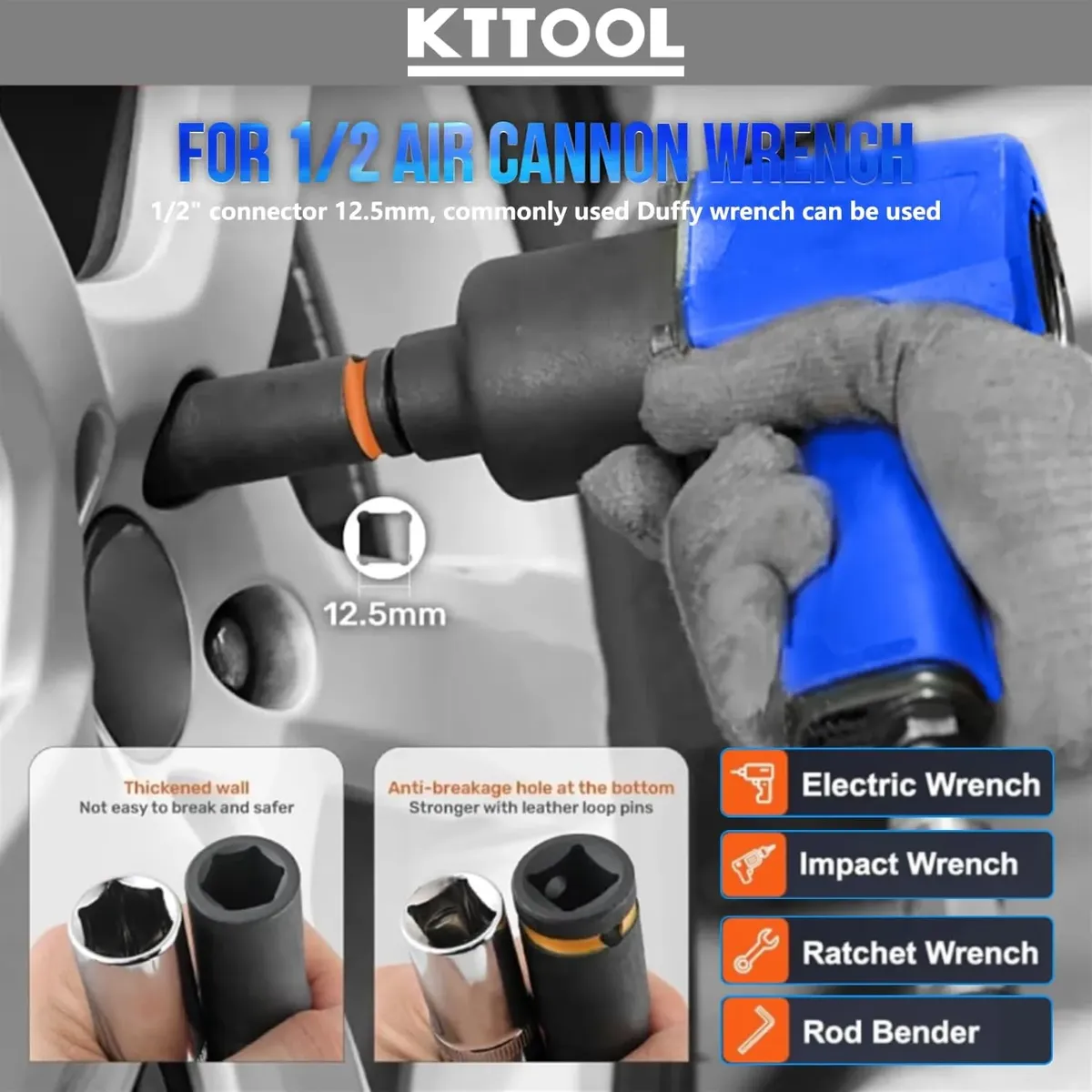 Llave De Impacto D&m Profesional Para Talleres - Imagen 3