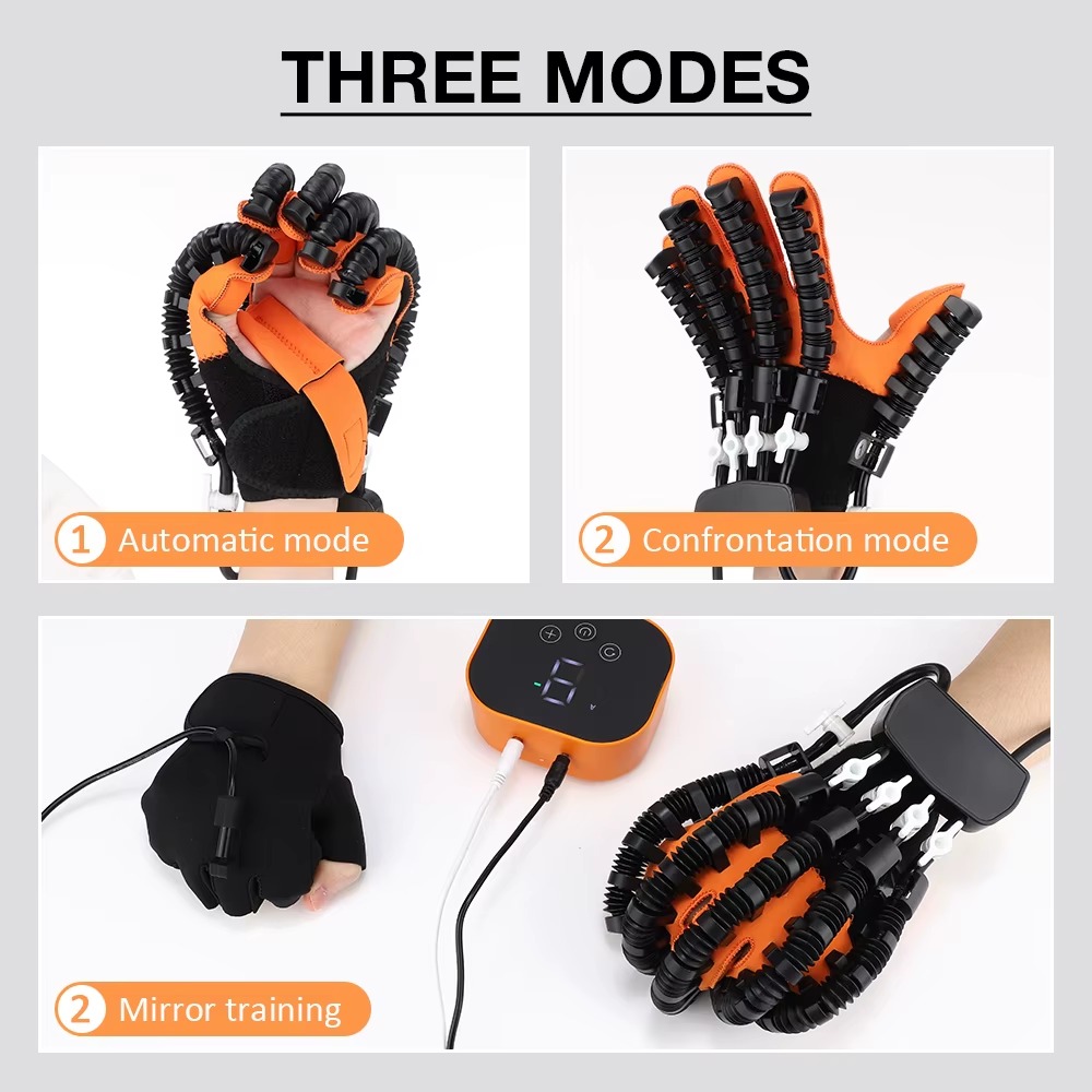 Guantes De Robot De Rehabilitación Izquierda O M Naranja - Imagen 4