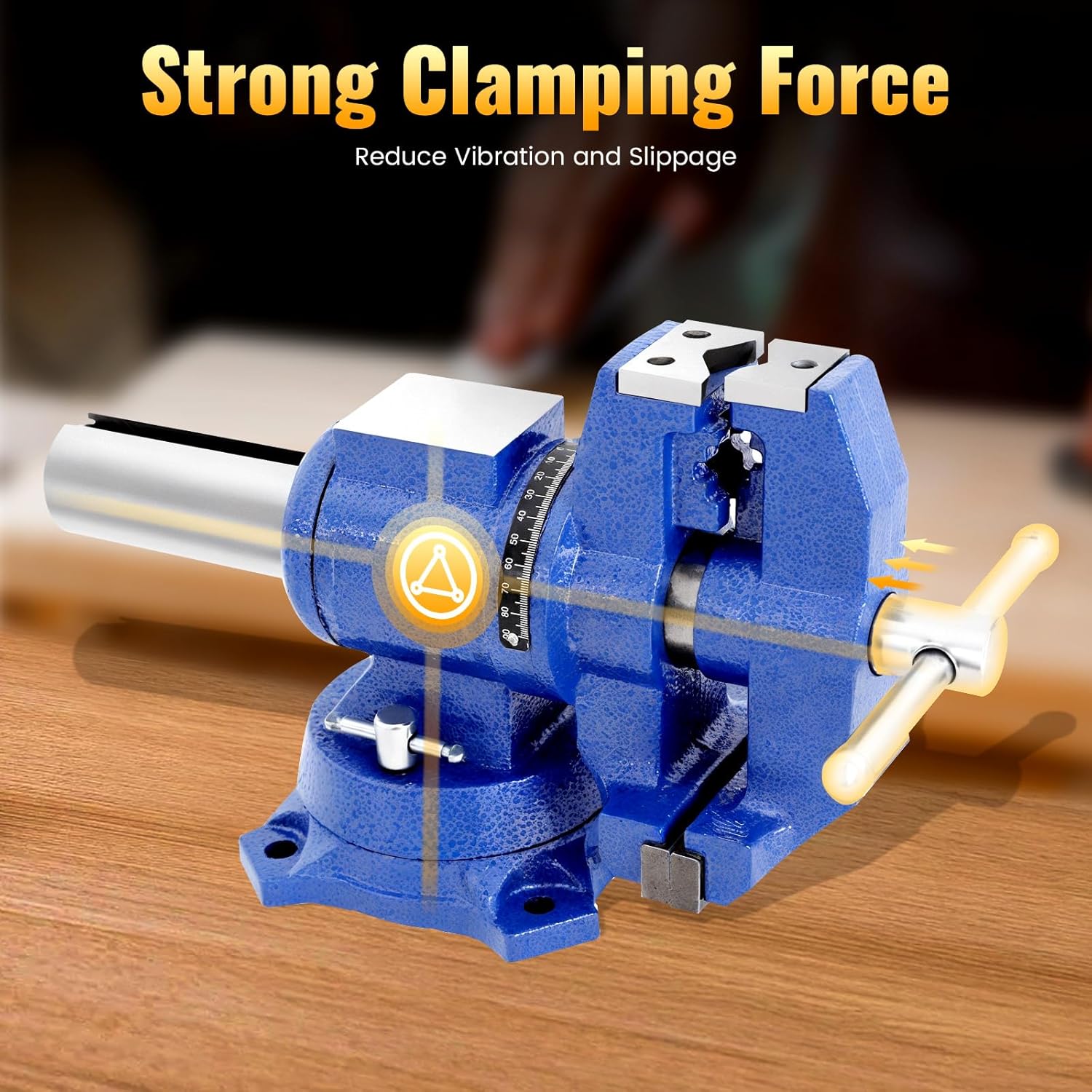 Tornillo De Banco Mecánico 4 ''giratorio 360° Agarre Redondo Agregar a favoritos $ 134.990 - Imagen 7