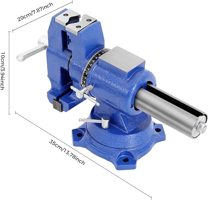 Tornillo De Banco Mecánico 4 ''giratorio 360° Agarre Redondo Agregar a favoritos $ 134.990 - Imagen 3