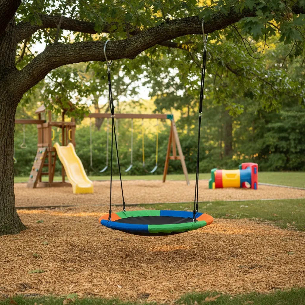 Columpio Mecedor Multicolor Circular Vestibulador Tea 100cm - Imagen 11