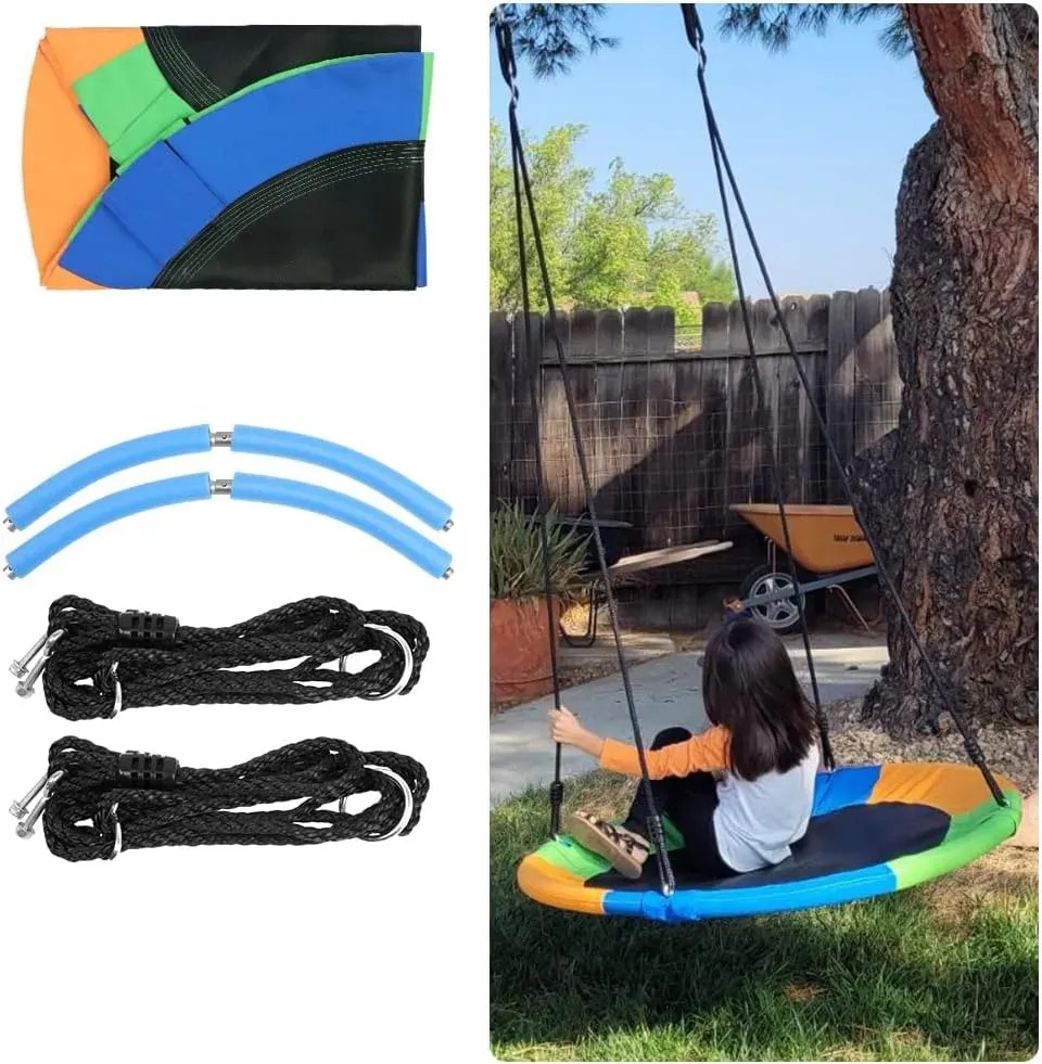 Columpio Mecedor Multicolor Circular Vestibulador Tea 100cm - Imagen 7