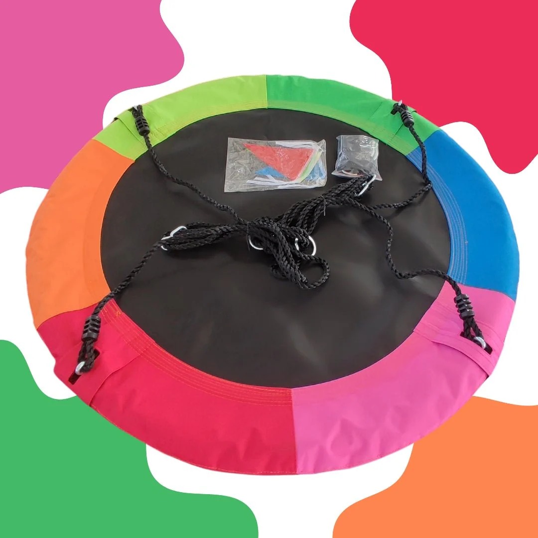 Columpio Mecedor Multicolor Circular Vestibulador Tea 100cm - Imagen 4