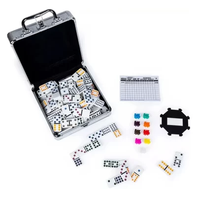 D_NQ_NP_2X_785092-MLC83438212940_042025-F-juego-de-domino-mexicano-con-caja-de-aluminio-tren-cardinal